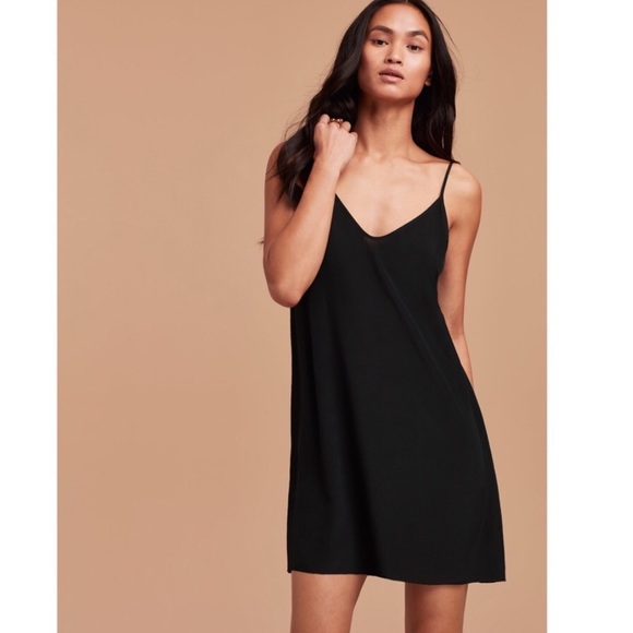 Aritzia Dresses & Skirts - Aritzia black slip dress